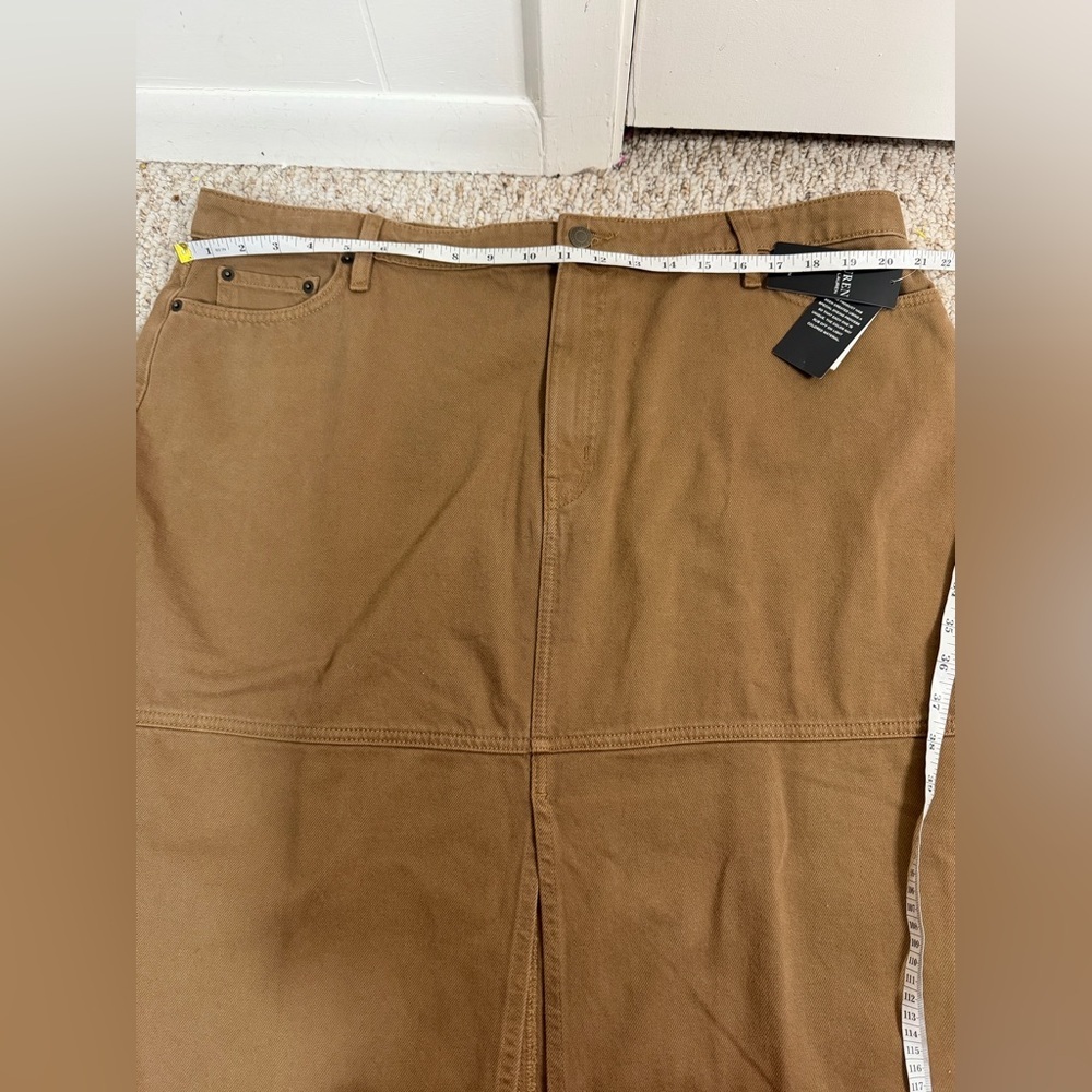 Lauren Ralph Lauren classic denim maxi pencil skirt size 16W New with tag - Picture 11 of 11